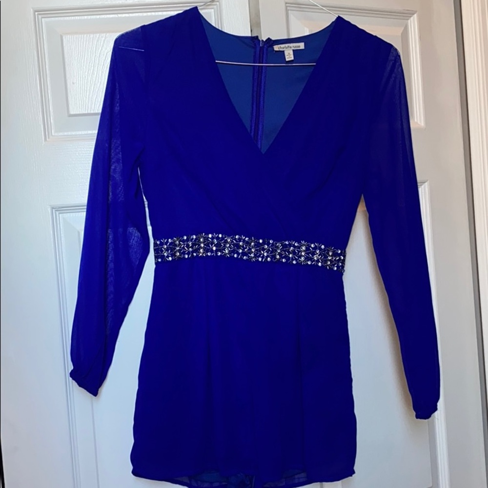 Blue romper